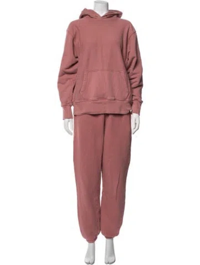Pre-owned Les Tien Set In Pink