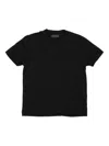 Les Tien Short-sleeve Cotton T-shirt In Black