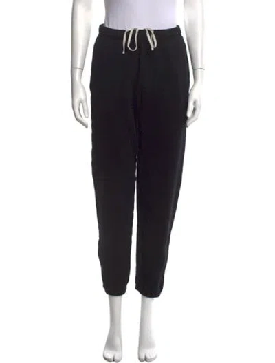 Pre-owned Les Tien Straight Leg Pants In Black