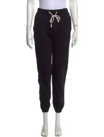 Pre-owned Les Tien Straight Leg Pants In Black