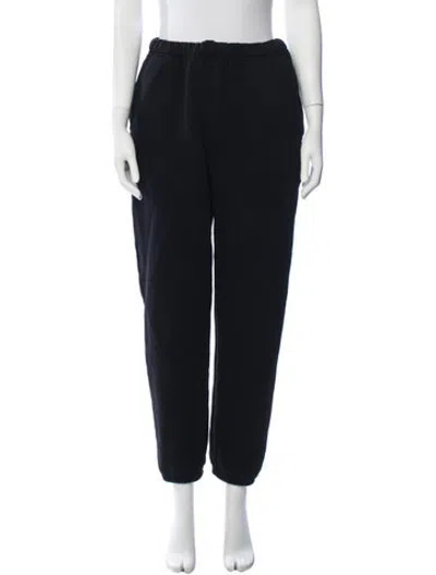 Pre-owned Les Tien Straight Leg Pants In Black