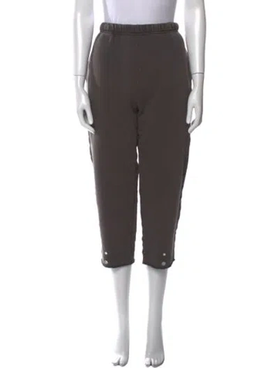 Pre-owned Les Tien Straight Leg Pants In Gray