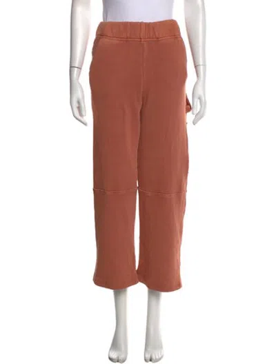 Pre-owned Les Tien Straight Leg Pants In Neutrals