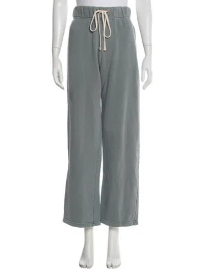 Pre-owned Les Tien Sweatpants In Green/grey