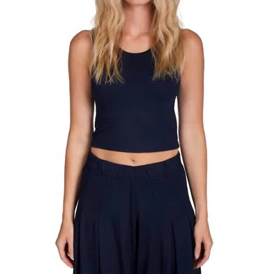 Les Tien Talya Tank In Navy In Blue