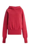 Les Tien Taylor Classic Cotton Hoodie In Red