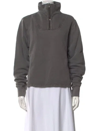 Pre-owned Les Tien Turtleneck Sweater In Gray