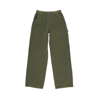 Pre-owned Les Tien Utility Puddle Pant 'olive Stone' | Green | Men's Size Xs