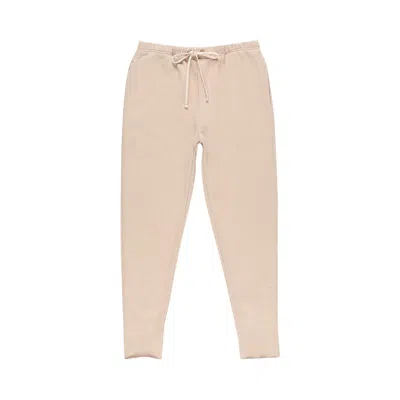 Pre-owned Les Tien Warm Up Pant 'almond' | Brown | Men's Size L