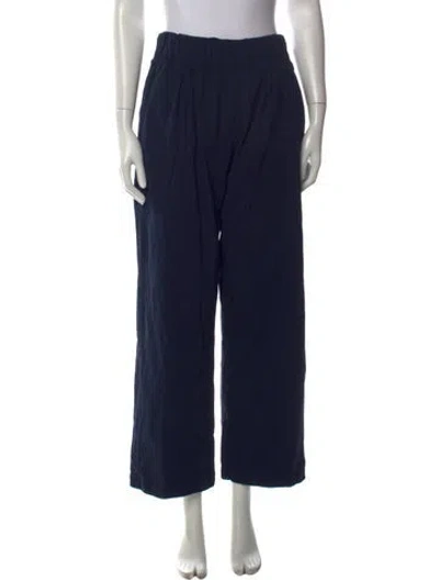 Pre-owned Les Tien Wide Leg Pants In Blue