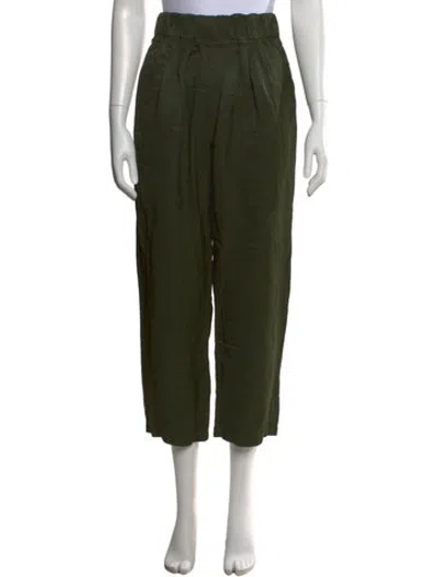Pre-owned Les Tien Wide Leg Pants In Green