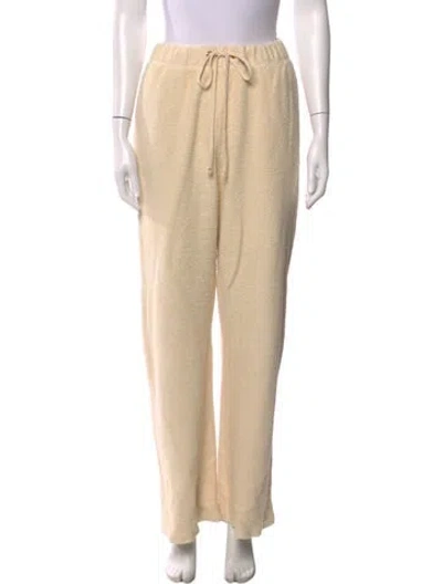 Pre-owned Les Tien Wide Leg Pants In Neutrals