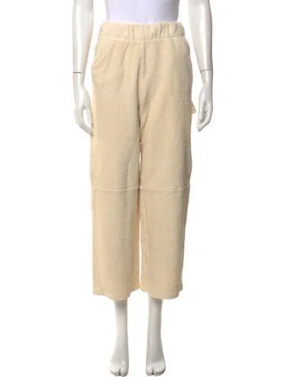 Pre-owned Les Tien Wide Leg Pants In Neutrals