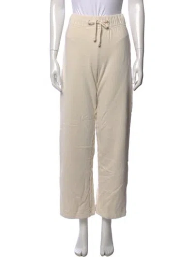 Pre-owned Les Tien Wide Leg Pants In Neutrals