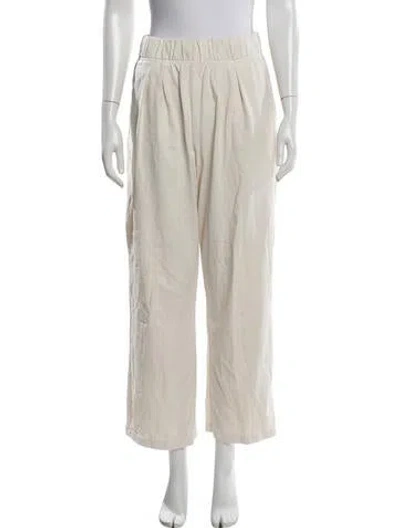 Pre-owned Les Tien Wide Leg Pants In Neutrals