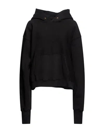 Les Tien Woman Sweatshirt Black Size L Cotton