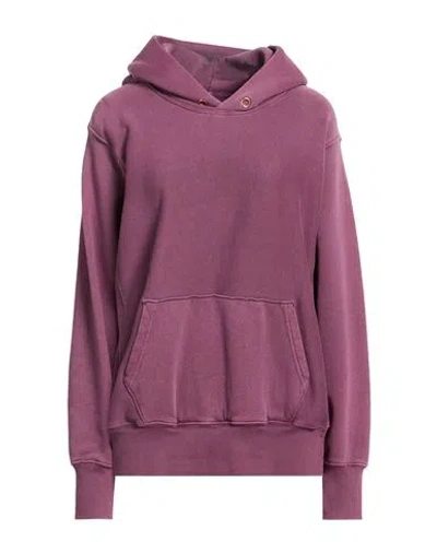 Les Tien Woman Sweatshirt Plum Size Xs Cotton In Purple