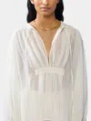 Les Vacances D'irina The Hazy Nipple Silk Shirt One Size  Abask Luxury Gift