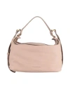 Les Visionnaires Elisa Soft Grainy Leather Woman Shoulder Bag Light Brown Size - Bovine Leather In Beige