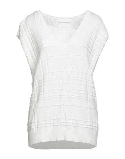 Les Vraies Filles Woman Sweater Off White Size S Organic Cotton