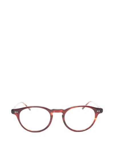 Lesca Bref Round-frame Glasses In Multi