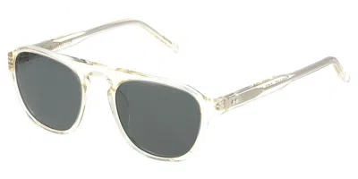 Lesca Bullit 186 Men's Sunglasses Yellow Size 50