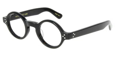 Lesca Burt 100 Occhiali Da Vista Neri Per Uomo (solo Montatura) In Black