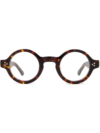 Lesca Burt Glasses In Brown