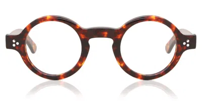 Lesca Burt Men's Glasses, Tortoiseshell, Size 41 In Brown