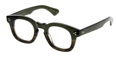 Lesca Card 56 Occhiali Da Vista Marroni Per Uomo (solo Montatura)