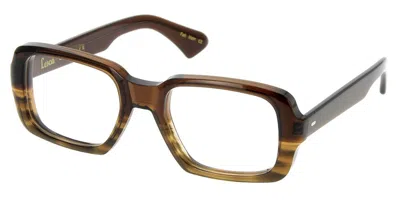 Lesca Clap 59 Occhiali Da Vista Marroni Per Uomo (solo Montatura) In Brown