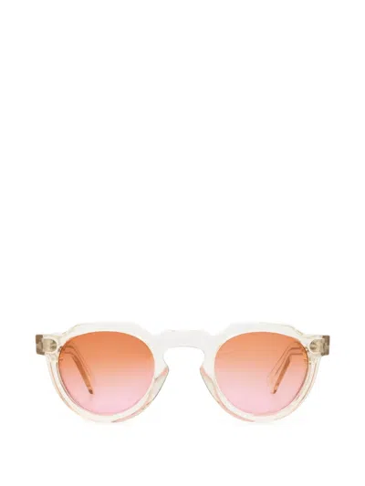Lesca Crown Panto X Mia Burton Sunglasses In Neutrals