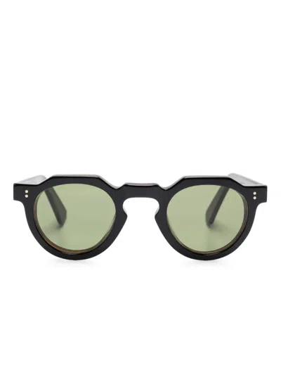 Lesca Crown Sunglasses In Black