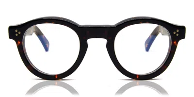 Lesca Gaston 424 Men's Sunglasses Tortoiseshell Size 46 In Brown