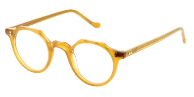 Lesca Heri Men's Glasses, Yellow, Size 43