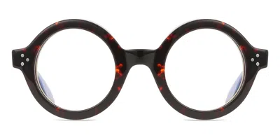 Lesca Phil Men's Glasses, Tortoiseshell, Size 46 In Brown