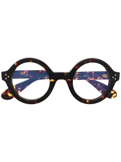 Lesca Phil Round-frame Glasses