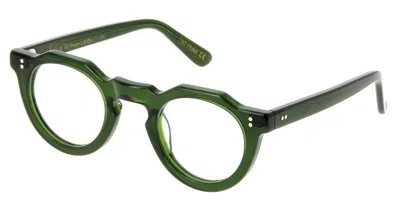 Lesca Pica Ltd22 Occhiali Da Vista Verdi Per Uomo (solo Montatura) In Green