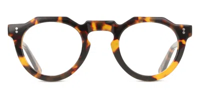 Lesca Pica Men's Glasses, Tortoiseshell, Size 44