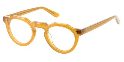Lesca Pica Men's Glasses, Yellow, Size 44