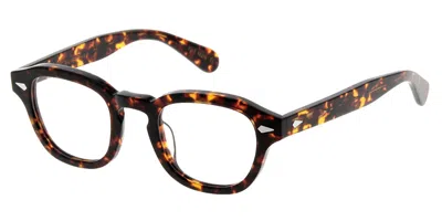 Lesca Posh Men's Glasses, Tortoiseshell, Size 47 In Brown