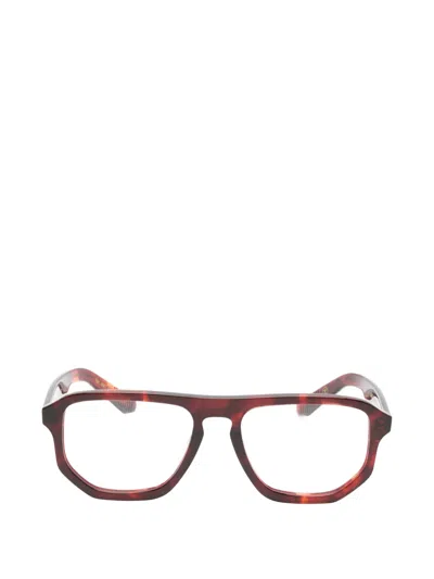 Lesca Rectangle-frame Glasses In Brown