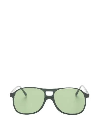 Lesca Rock Pilot-frame Sunglasses In Multi