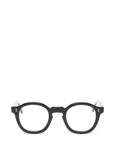 Lesca Round Nose Pads Glasses In Black