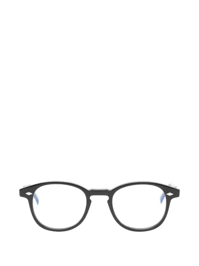 Lesca Round-frame Glasses In Black