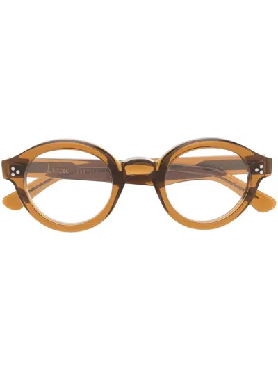 Lesca Round-frame Optical Glasses