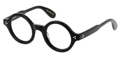 Lesca Saga Men's Glasses, Black, Size 45