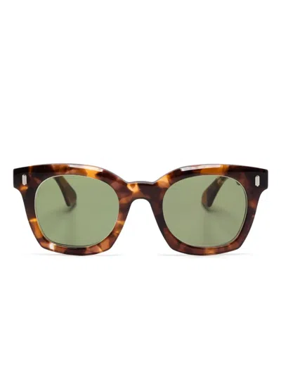 Lesca Saxo Glasses In Brown