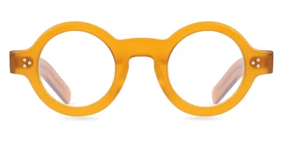 Lesca Tabu Men's Glasses, Yellow, Size 40