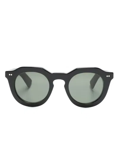 Lesca Toro Round-frame Sunglasses